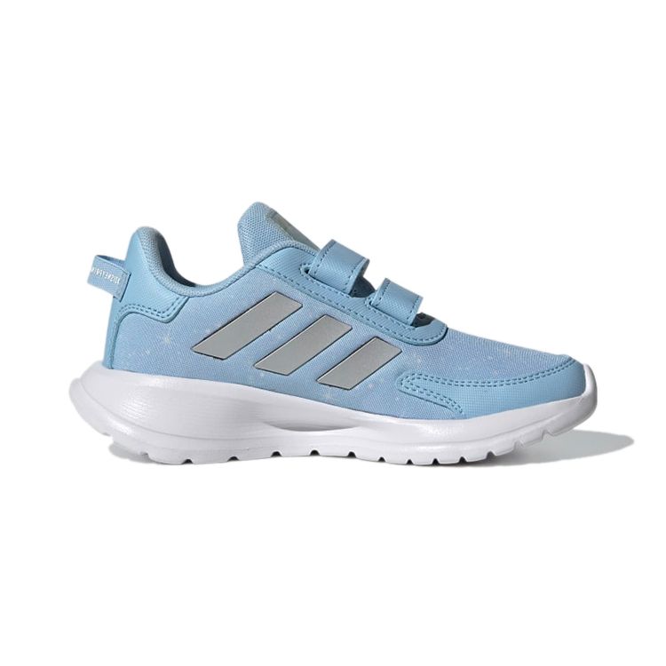 Adidas Tensaur Run Velcro Durable Non-Slip Low Top Kids Running Shoes Kids Running Shoes Blue Gray H04741