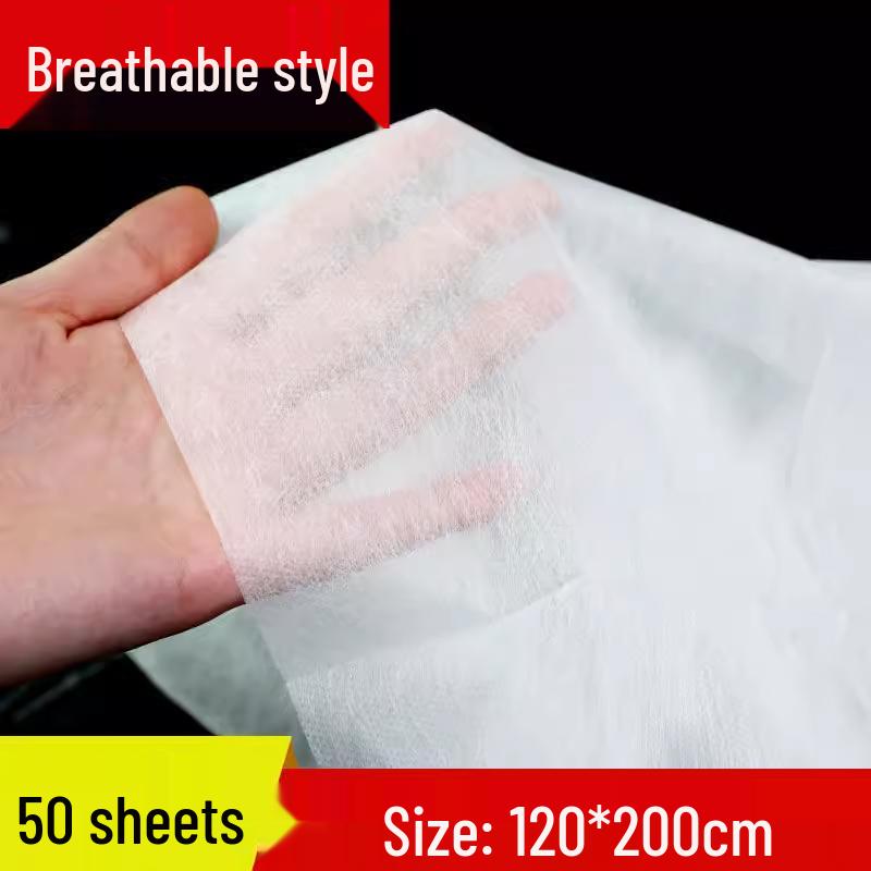 Breathable Disposable Massage Bed Sheets: Waterproof, Oil-Proof, Thickened, Non-Woven with Face Hole