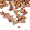 100pcs Assorted Sizes Wooden Heart Shapes, Rustic DIY Scrapbooking Crafts, Wedding Party Decor Wooden Art Supplies Scrapbooking Crafts