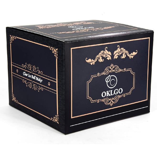 Clear Ice Ball Maker Tray - 2 Inch Ice Cube Maker Mold,4 Cavity Large Clear Ice Ball Silicone Tray, Crystal Clear Ice Sphere Maker Mold for Whiskey