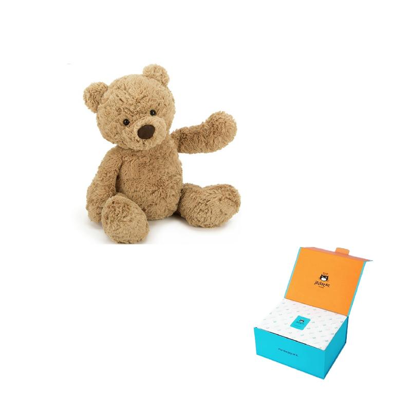 

JELLYCAT Bear Series Bear Stupid Bear Companion and Comfort Brown Doll Plush Doll 30cm High 30cm коричневый
