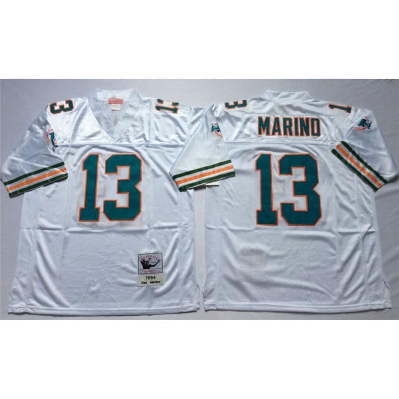 Miami Dolphins Retro Vintage Rugby Jersey Men Women Cotton Blend Embroidered NFL Legend Fan Apparel