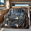 80Th Birthday Gift Rv Customize Your Name Blanket Comfortable Soft Lightweight Multiseasonal Blanket For Travel Camping Picnics Sofas Rvs Beds Living
