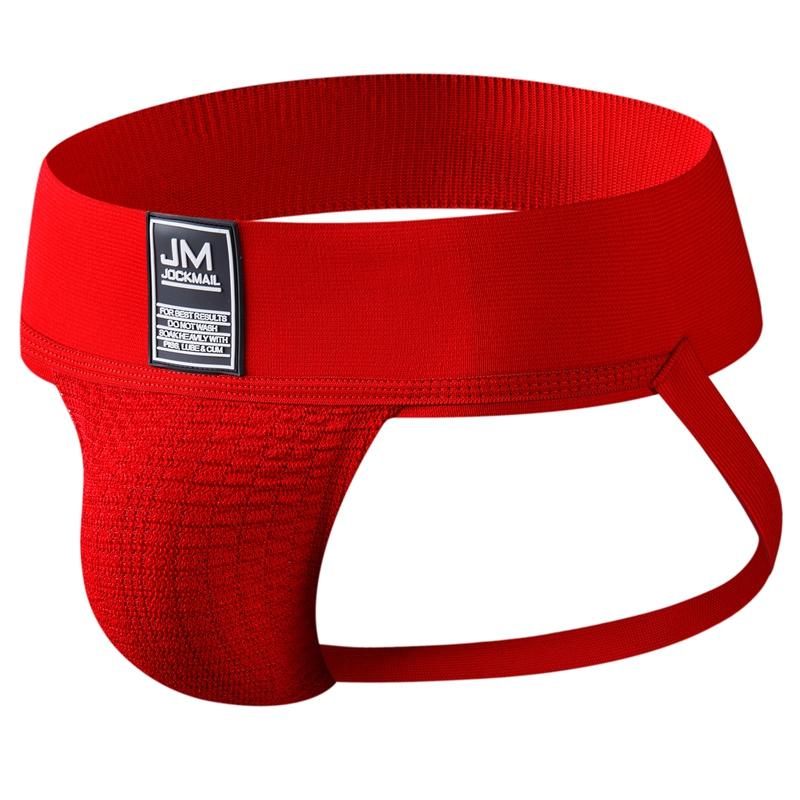 Jockstraps JOCKMAIL Brand 2.76-inch Wide Waistband Fashion Low Waist Sexy Men's Thong Underpants