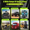 4D 70W LED Work Light Spotlight Fog Lights Driving Lamp For BMW R1200GS R1250GS F800 F850 F900 Motorcycle SUV ATV UTV Truck