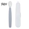 Baby Shower Gift for Infants Silicone Feeding Spoon, Soft Non Slip Training Utensil, Easy BPA Free Utensils Cleaning Complementary Spoon And Toddlers