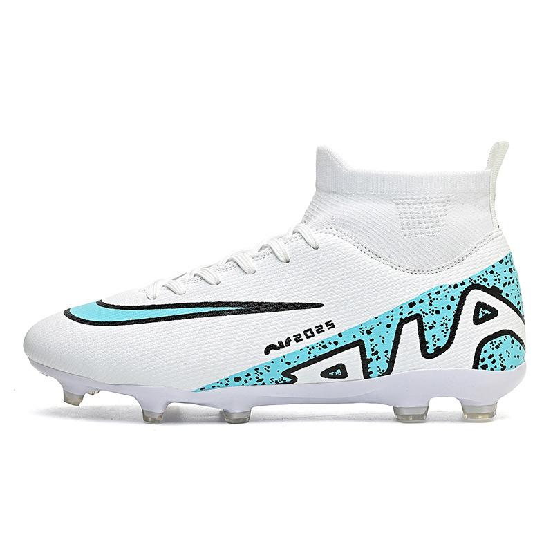

New children s men s and women s high-top football shoes men s artificial turf long nails broken nails training sports shoes 32
