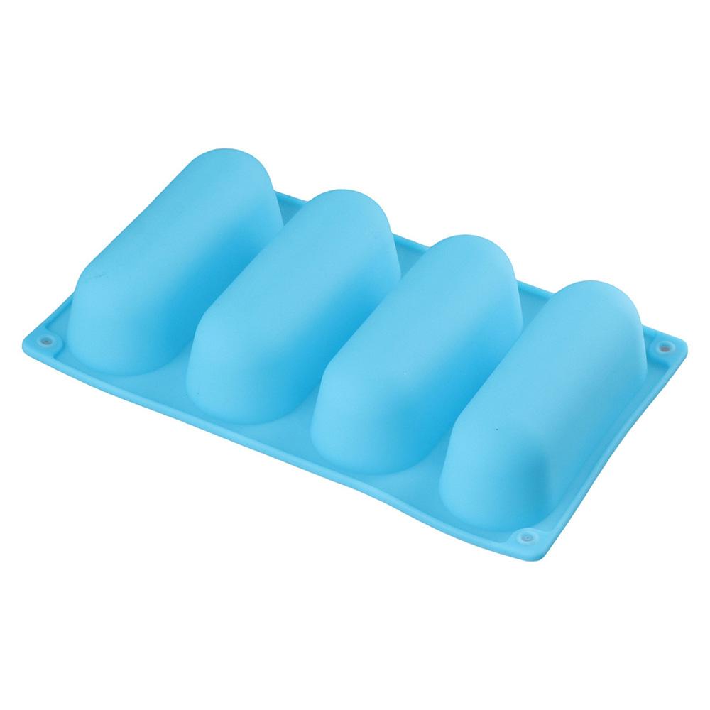 2 Pack Silicone Silicone Hot Dog Bun Molds DIY Baking Tray Bread Mold Hot Dog Sausage Mold  Baguette