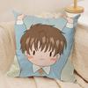 Anime CCardcaptor SSakura Kissenbezug Seidiger Kurzer Plüsch Versteckter Reißverschluss Staubdicht Sofa Kissenbezug Für Heimdekoration