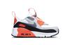 Nike Air Max 90 Toggle Mid top Dětské boty Šedá Bílá Oranžová Kojenci a Batolata CV0065-100