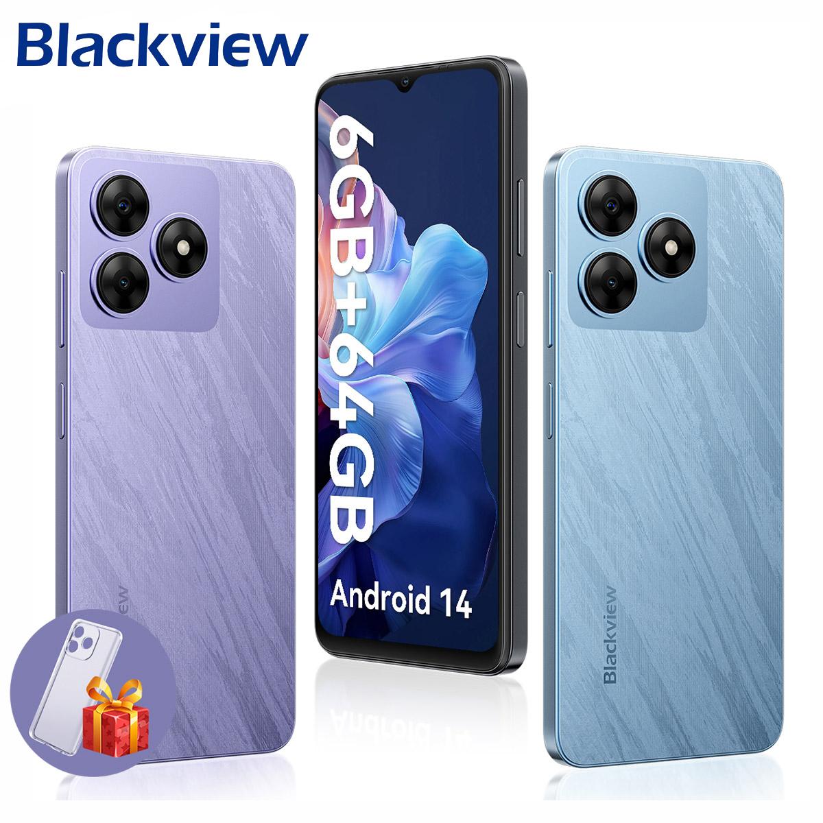 

Смартфон Blackview WAVE 8C Android 14 6GB RAM 64GB ROM синій
