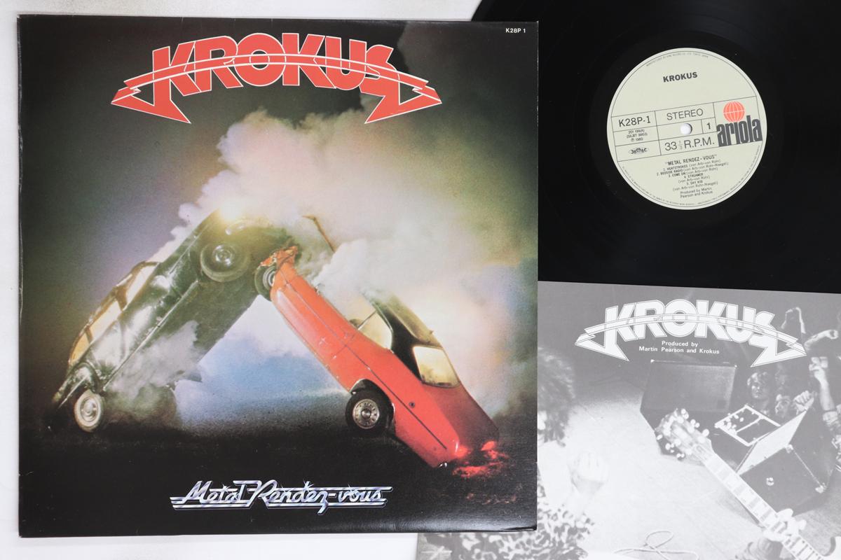

LP Record KROKUS - Metal Rendez-vous K28P1 ARIOLA 1980 Japan Metal Used