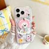Sweet puppy for iphone17pm mobile phone case holder 16pro hard 15 magnetic suction 14 apple 13 cute case