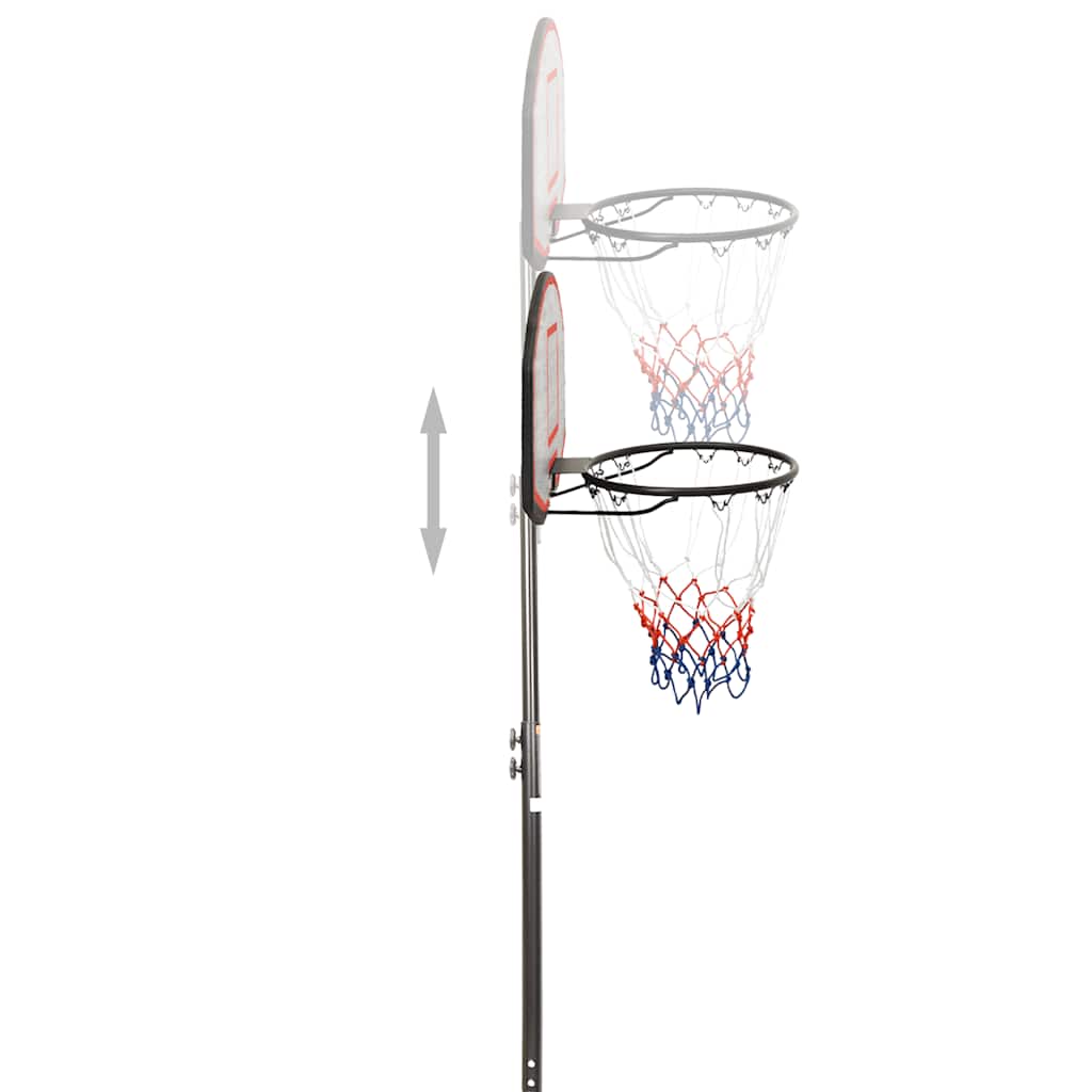 Basketballkorb Ständer Schwarz 216 250 cm Polyethylen