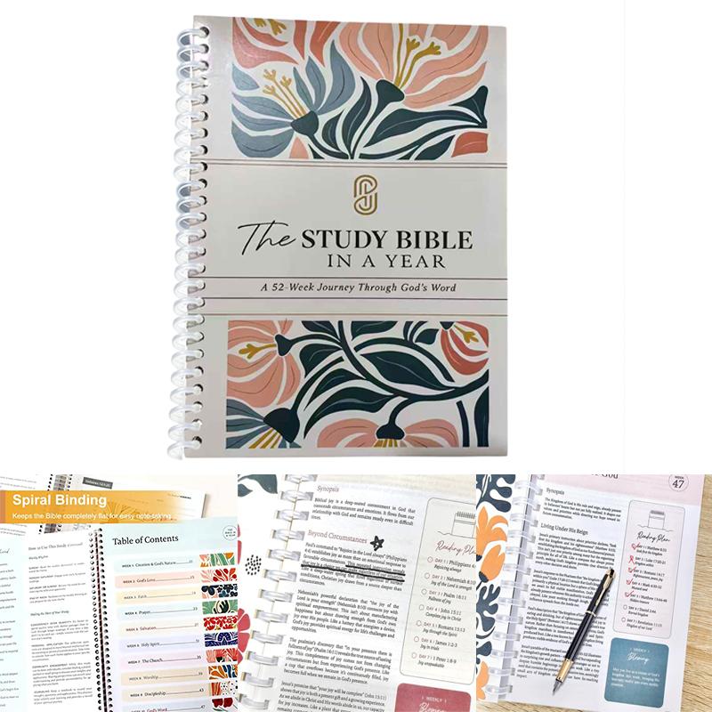 The Bible In A Year A 52-Week Study For Women – Spiral Bound Daily Scripture Reading & Reflection Guide
