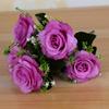 5 Köpfe Echte Glücksblume Mini Fotografie Foto Geschenk Natürliche Simulierte Rose 7 Farben Rosenblüten Dekorativ Zuhause Dekorativ