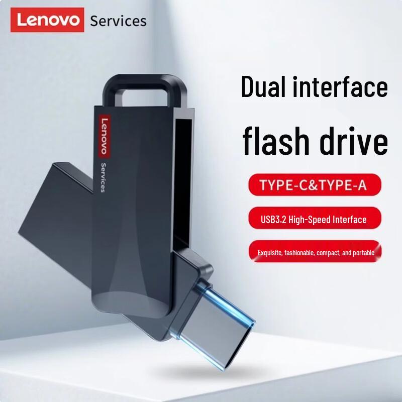 

Lenovo E501 Dual-Port USB 3.2 Type-C Flash Drive