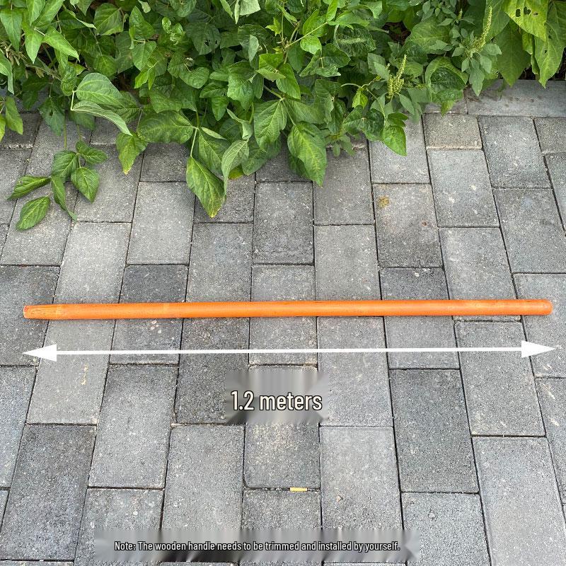 Heavy-Duty Manganese Steel Four-Tooth Rake for Digging and Loosening Soil