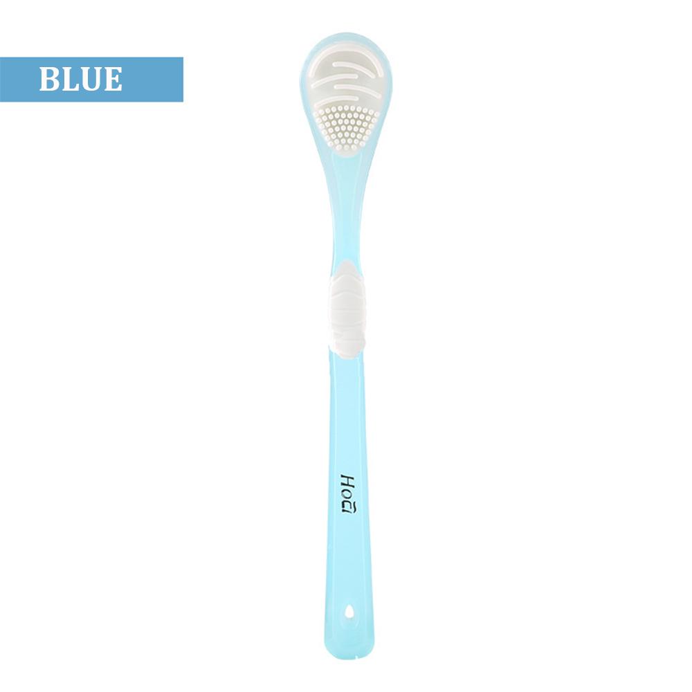 NEW Double Side Tongue Cleaner Brush For Tongue Cleaning Oral Care Tool Silicone Tongue Scraper Toothbrush Fresh Breath
