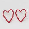 Hollow Heart Earrings Stylish Ear Jewelry Hollow Heart Ear Studs Ear Accessories for Trendy Student and Professionals