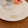 Korean Style Zircon Camellia Adjustable Ring - Fresh Design for Women