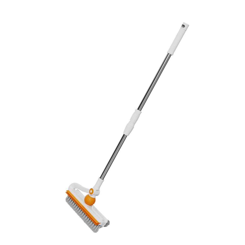 Floor Brush Scrubber   Handle Floor Scrub Brush for Cleaning Patio Bathroom Garage Kitchen