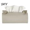 Portable Tissue Storage Bag Faux Leather Box, Minimalist Napkin Holder for Living Office Desk Case Room Desk, Decorative Dispenser Cover Facial