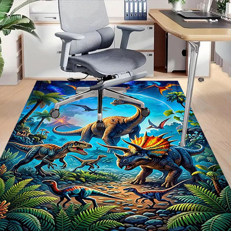 1PC Dinosaur Extra Large Non-Slip Floor carpet, Office, family, bedroom, Studio - Large Area Rug,Longlasting Material-K0410