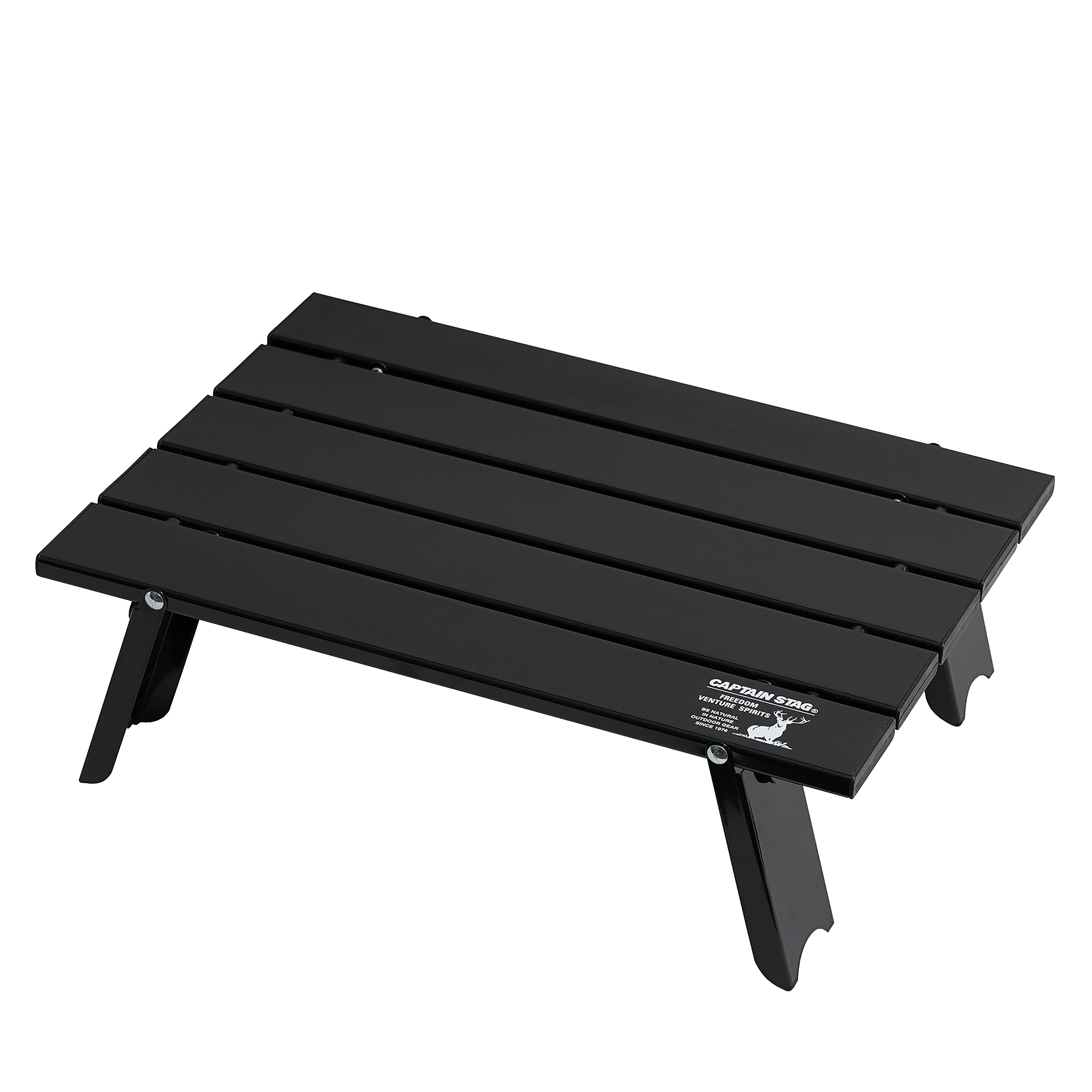 

[Amazon.co.jp Exclusive] Captain Stag (CAPTAIN STAG) Outdoor Table, Aluminum Roll Table, Compact, Folding, with Case, Matte Black, UC-582