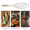 Fish Grill Basket Grill Basket Stainless Steel Fish Grill Basket Compact Easy To Store Grilling Basket with Handle for Outdoor