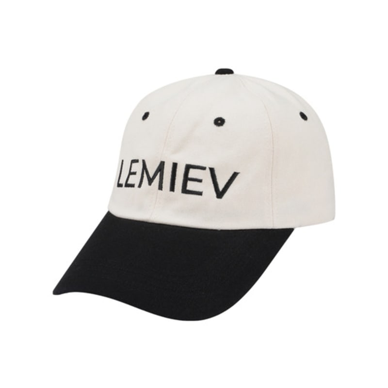 OUU LEMIEV Mix Logo Ball Cap Black