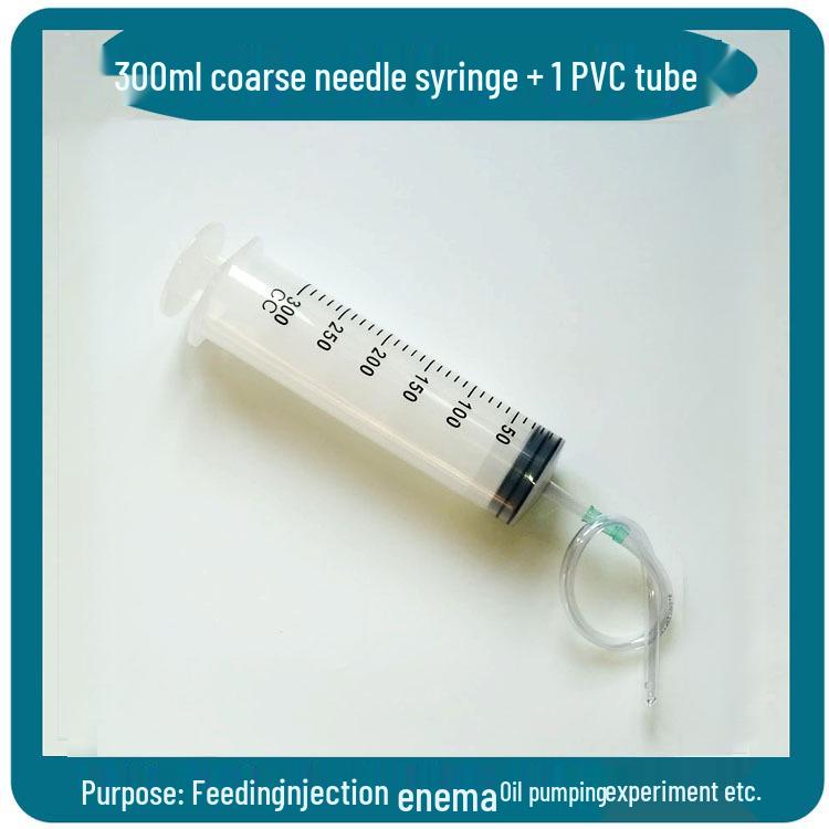 Sterile Veterinary Large Bore Syringe Needle Feeder Enema Device