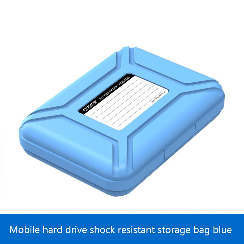 

3.5 Inch Portable Hard Drive Bags & Case Hdd Protective Moisture-Proof Storage Box For Hdd Black Hard Drive Box as the picture