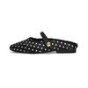 5929-1 French Polka Dot Flat Sandals Women'S Summer Outer Wear Bag Head Half Slippers
