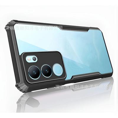 Applicable To Vivo V70 FE V60E V29E V27 Pro Mobile Phone Case Acrylic Four Corners Anti-drop Protective Case