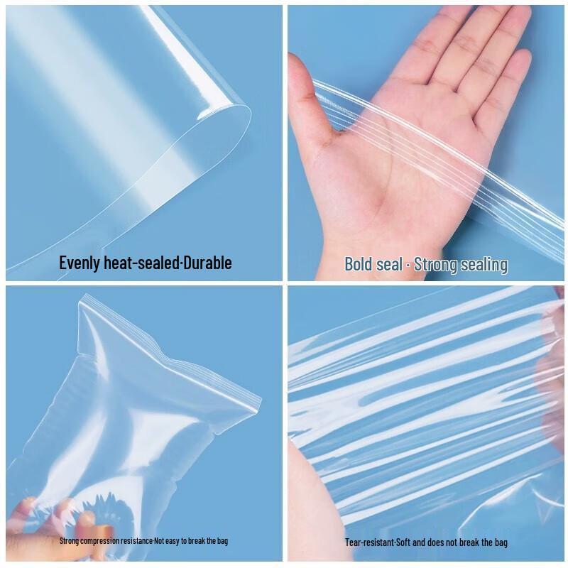 Xiyao Transparent Self-Sealing Storage Bags