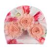 New Baby Hat, Small Floral Breathable Thin Children's Pullover Hat, European and American Versatile Baby Tire Hat