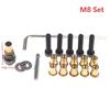 Rivet Nut Tool Kit with Mandrel M3 M4 M5 M6 M8 M10 M12 Threaded Insert Nutsert Set Assorted Sizes for Furniture Fixing Plumbing
