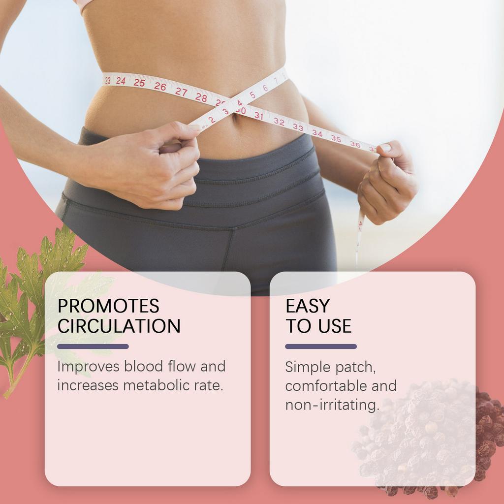 30pcs Weight Management Patch Natural Plant Extracts Safe Stickers for Women Men Health Care