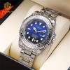 Casual and Fashionable Men Watch Retro Carved Business Quartz Watches Light Luxury Clocks Gifts Watches for Man