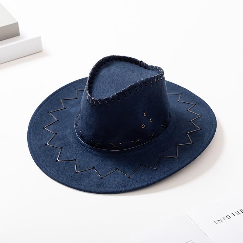 Western Cowboy Hat For Adults And Kids Sun Protection Stylish Summer Fashion Made Of Faux Leather