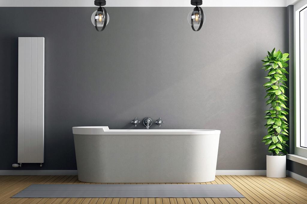 MODERN CEILING LAMP GLASS RING GRAPHITE