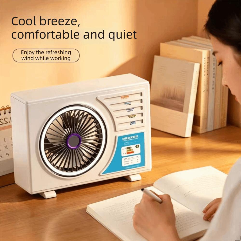 High Speed Desktop Fan Adjustable Wind Levels Mini Fan Powerful Cooling Fan  Bedroom Use