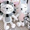 15.5 Inch Kawaii Cat & Lion Plush Toys For Children Room Decor Stuffed Animals DOlls  Kids Baby Appease Doll Christmas Gift