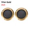 2Pcs Black Gold Silver Speaker Protective Grill  Speaker Protective Accessory