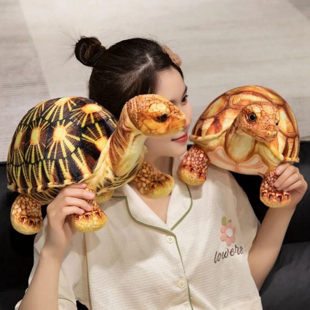 

Soft Turtle Plush Toy Simulated Turtle Turtle Doll Throw Pillow Turtle Stuffed Toy Kids Gifts зелений