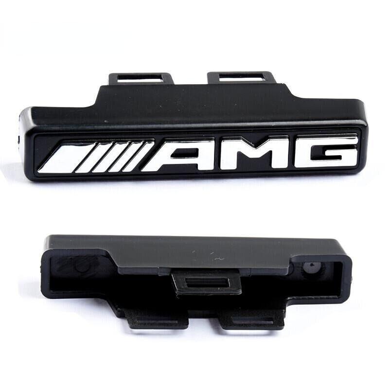 80x35mm Car Front Hood Grille Emblem Badge for Mercedes Benz AMG G Class W463 W464 G63 G65 W204 W205 W210 W211 Accessories VE1