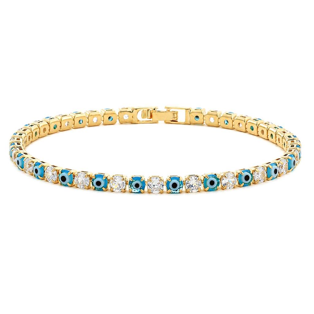 Women's High-End Zircon Crystal Bracelet - Elegant Fashion Accessory