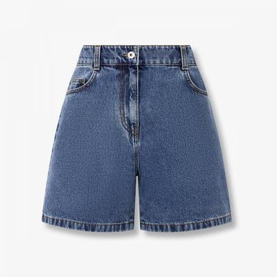 Women S Denim Twill Backbanding ShortS 9176262983