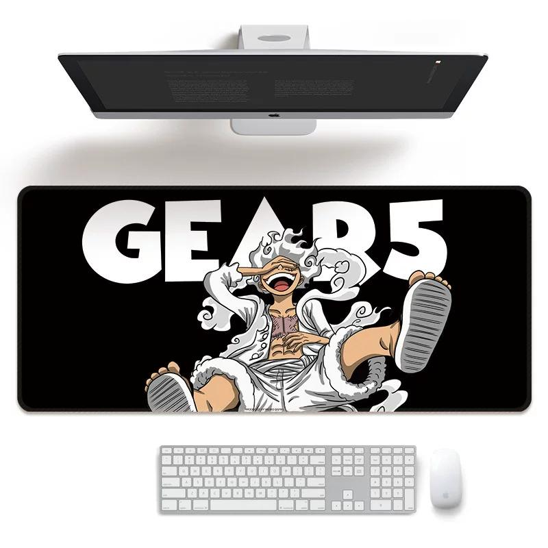 Cartoon Anime Mouse Pad Oversized ONE PIECE Boys E-sports Game Two-dimensional Computer Keyboard Desk Pad Office Cute Large Size  Non-slip Mouse Pad